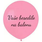 Personal Balon z besedilom - Roza 80 cm