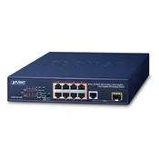 PLANET FGSD-1011HP network switch Gigabit Ethernet (10/100/1000) Power over Ethernet (PoE) 1U Black (FGSD-1011HP)