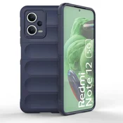 HURTEL Magic Shield Case etui za Xiaomi Redmi Note 12 5G/Poco X5 5G prožen oklepni ovitek modri