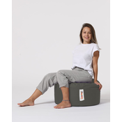 Atelier del Sofa Lazy bag Round Pouf Fume, Sivi