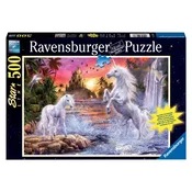 Ravensburger - Puzzle Samorogi ob reki - 500 kosov