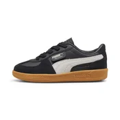 PUMA Palermo Sneakers Kids, Shoes, Black/Feather Gray/Gum, 34