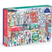 Galison - Puzzle Božič v Greenwich Villageu - 1 000 kosov