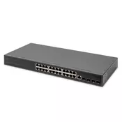 24 Port GE 4 SFP+ UPLINK L2+ Switch 24 Port 10/100/1000+4SFP+ UPLINK Switch