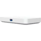 Ubiquiti UniFi UCG-Fiber-EU Desktop 10G Cloud Gateway with integrated PoE switch, Includes full UniFi application suite for device management, 5 Gbps routing with IDS/IPS, 10G SFP+ and (1) 10 GbE RJ45 WAN port, 10G SFP+ LAN port - UCG-FIBER-EU