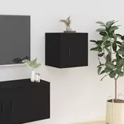 Zidni TV ormaric crni 40x34,5x40 cm