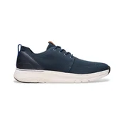 Clarks za moške. 26181984 Čevlji Motion Trek MX navy (43), Tkanina, Ravna stran, Čipke, Priložnostno, Mornarica