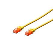 CAT 6, U-UTP patch cord, PVC AWG 26/10, length 10 m, color yellow