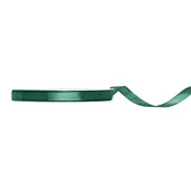 Dekorativni saten trak BOTTLE GREEN, zelen, 6 mm, 25 m