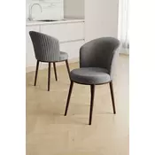 HANAH HOME Set stolica (2 dela) Risa Grey Brown