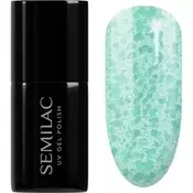 Semilac UV Hybrid Crushed_ICE gel lak za nohte z uporabo UV/LED lučke odtenek 495 Mint Glacier 7 ml