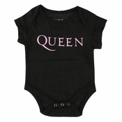 Otroški bodiji moška Queen - Pink Logo - ROCK OFF - QUBG62TB