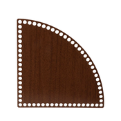 AtmoWood Leseno dno/pokrov za košaro - okroglo rezan oreh Izberite različico: 15x15 cm