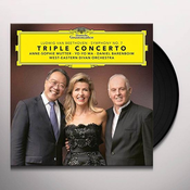 BEETHOVEN:TRIPLE CONCERTO/SYMPHONY NO.7/MUTTER/YO YO MA/BARENBOIM 2LP