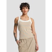 Quiksilver Riza Striped Tank Top tobacco riza stripe