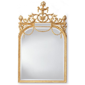 Casa Padrino luxury baroque mirror gold - Italian baroque style solid wood wall mirror - Luxury furniture in baroque style - Made in Italy - Luxury baroque interior