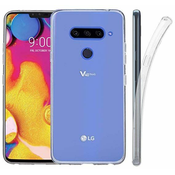 Ultra tanek silikonski ovitek za LG V40, prozoren