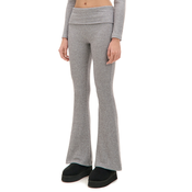 Cropp - Flare pantalone - light grey
