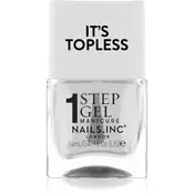 Nails Inc. It’s Topless gel lak za nohte za dolgoobstojen učinek odtenek Mia 14 ml
