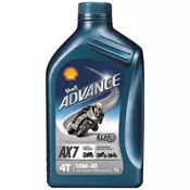 SHELL olje Advance 4T AX7 10W40, 1l