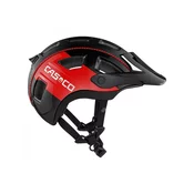 KOLESARSKA ČELADA CASCO MTBE2 ČRNO RDEČA MAT