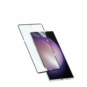 shumee Cellularline Impact Glass Capsule - zaščitno steklo iz kaljenega stekla za Samsung Galaxy S24 Ultra (črn okvir)
