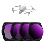 K&F DIJ AIR 3S 4pcs filter Kit(ND8&PL+ND16&PL+ND32&PL+ND64&PL)HD, single-sided anti-reflection green