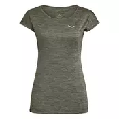 Salewa PUEZ MELANGE DRY W S/S TEE, maja ž.kr poh, zelena 26538