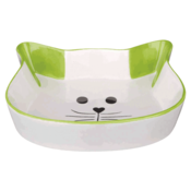 Trixie Keramicka posuda Cat Face - zelena