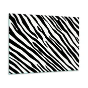 shumee Steklena zaščitna plošča ZA štedilnik 60X52 zebra