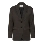 Kaffe Blazer KALenora temno rjava/temno siva/črna