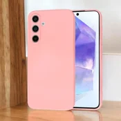 Infostyle Silikonski ovitek Softflex za Samsung Galaxy A55 Roza/TPU silikon