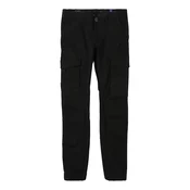 Jack & Jones Junior Hlače Paul Flake Akm, črna