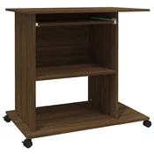 Vidaxl Računalniška miza 80x50x75 cm iverna plošča