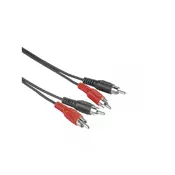 Hama 00205085 audio kabel 1,5 m 2 x RCA Crno