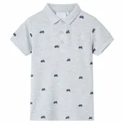 Djecja polo majica siva prošarana 104