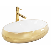 Rea Melania White / Gold umivalnik za pult