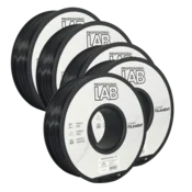 Professional Lab 5x ABS Črna Filament 1.75mm - Professional Lab ABS+ za 3D Tisk (1kg Kolut)