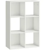Homestar Knjigarna 3 nivoji 615x295x915 cm Bela