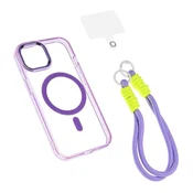 Maska za iPhone 13/14 6.1, Magsafe Loop, Ljubicasta