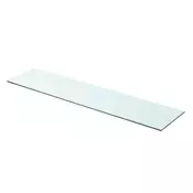 Ploca za police staklo prozirna 90 x 20 cm