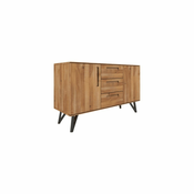 Visoka komoda iz hrastovega lesa 182x100 cm Golo - The Beds