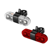 Rebel Svetilka za kolo komplet: 4 led diode, 60lm-15lm, 7 funkcij, USB, IPX4