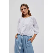 Marisse Womens Shirt L-Ko-4020 White