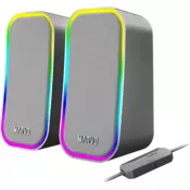 SPK MARVO Havoc 20 žičani zvučnik - bijeli - RGB osvjetljenje SG-285 GY