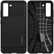 Spigen SPIGEN RUGGED ARMOR GALAXY S21 FE MAT ČRN