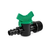 Bradas Ventil GZ 3/4, 16 mm čep za namakalno cev, zaporni ventil za PE cev, regulator pretoka vode DSWZ09-3416L
