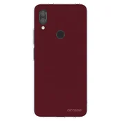 Silikonski prozorni ovitek za Xiaomi Redmi 7 - Burgundy red
