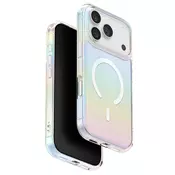 Premium maska UNIQ Iridescia MagClick™ za iPhone 17 Pro Max - Rainbow