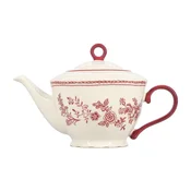 Bordo rdeč/slonokoščen porcelanast čajnik 920 ml Cyril – S|P Collection